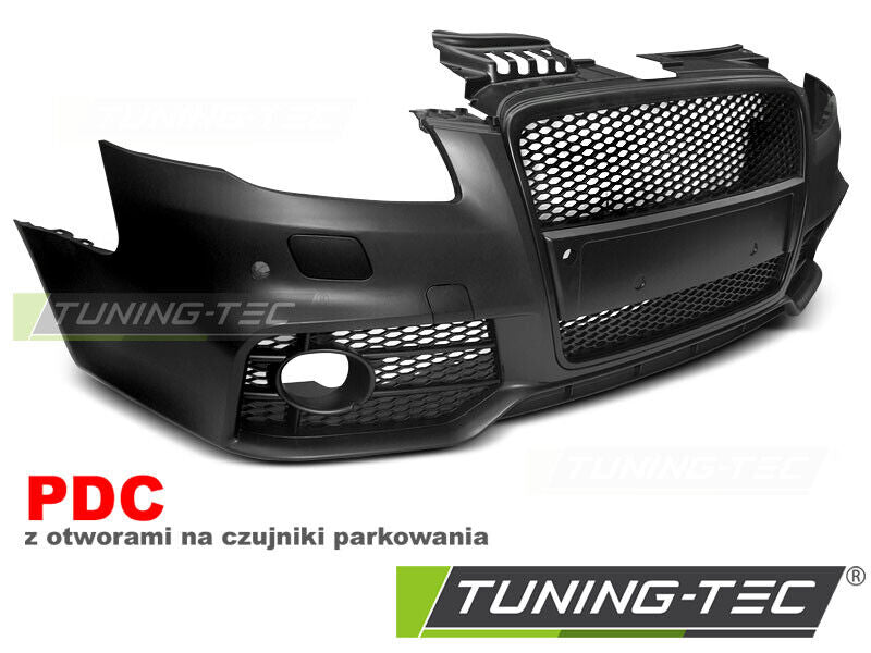 Paraurti tuning anterioreSPORT BLACK PDC fits AUDI A4 04-08
