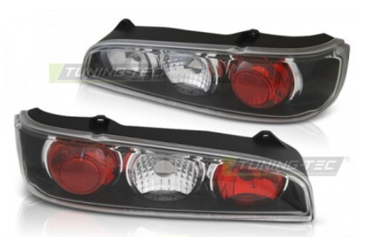 Coppia Set Fari Fanali posteriori Tuning SEICENTO 600 1998-2010 Nero