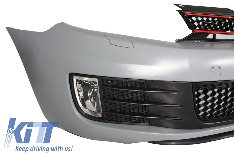 Paraurti Anteriore Tuning Golf VI 6 2008 > 2013 style GTI Look