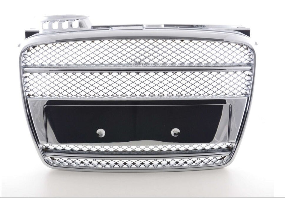 Calandra Griglia Mascherina TUNING A4 2004-2007 B6 8E no logo CROMATA
