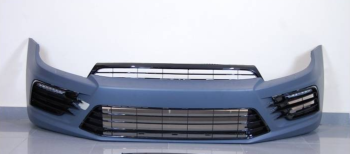 Paraurti Anteriore TUNING R-Line SCIROCCO restyling 2015-2017 + LUCI DIURNE