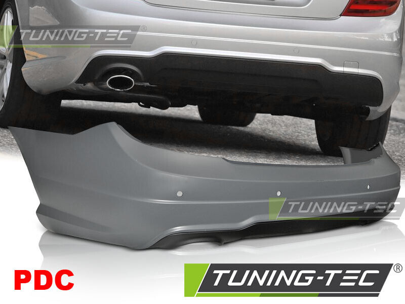 PARAURTI POSTERIORE TUNING W204 11-14 COUPE / LIMOUSINE AMG STYLE PDC