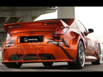 Paraurti posteriore VENOM ALLARGATO PER 350 Z VETRORESINA  03-> Tuning