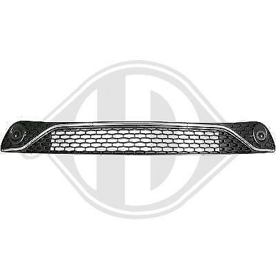 Griglia paraurti centrale YPSILON 15- no nero Listello cromato 7356
