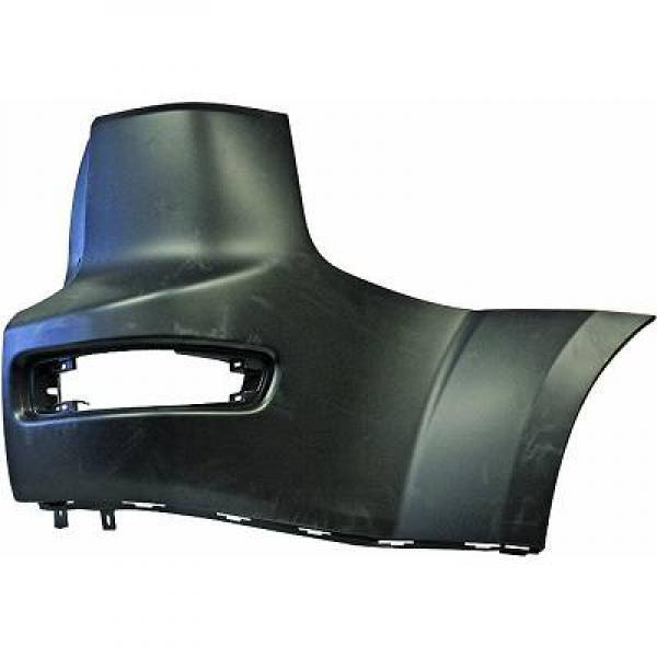 Paraurti posteriore dx OUTLANDER 07-10 nero verniciabile