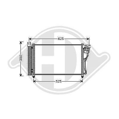 Condensatore clima ACCENT III 15CRDi 2005-2010 976061E300 505x350