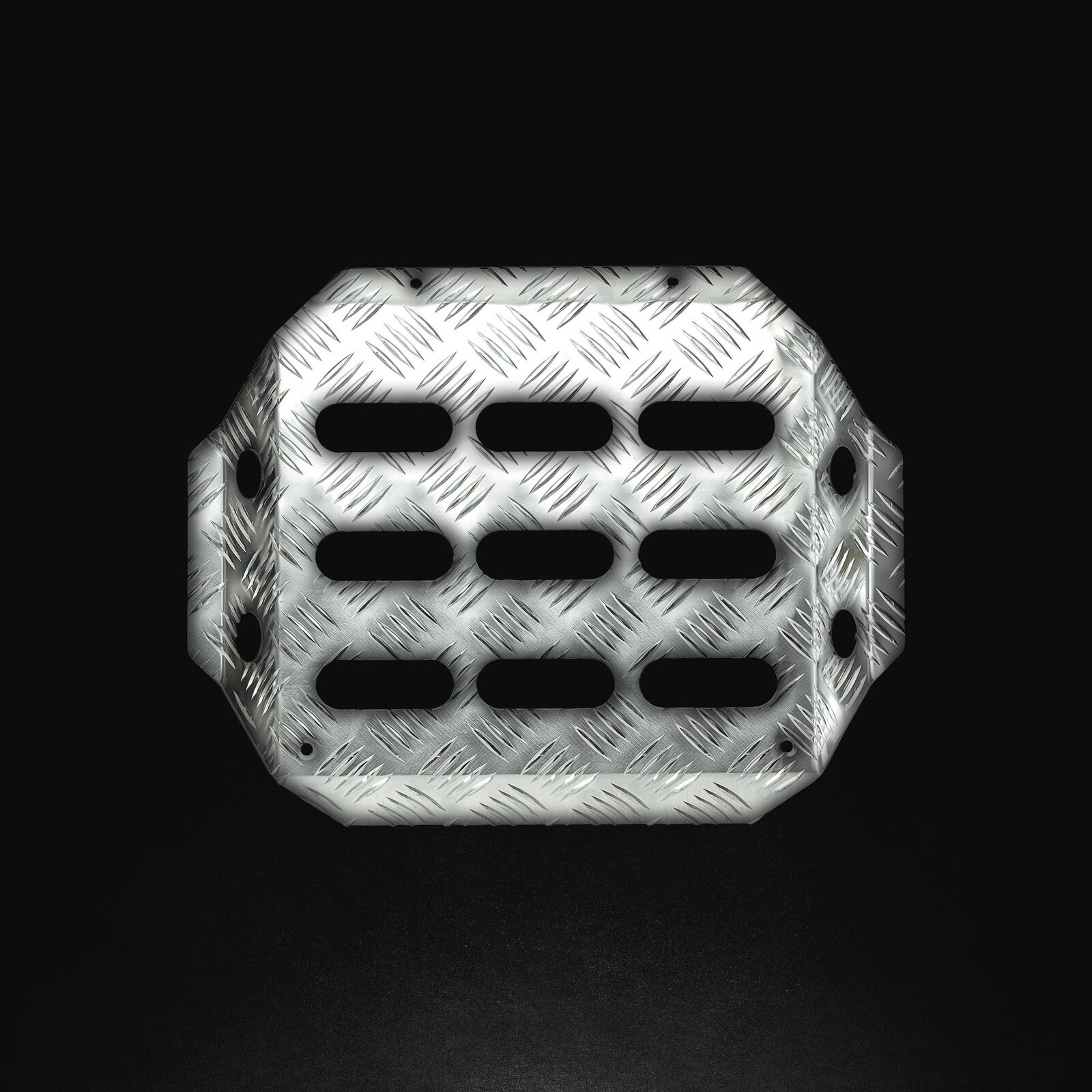 PEDANA NAVIGATORE IN ALLUMINIO ARGENTO OA/2060