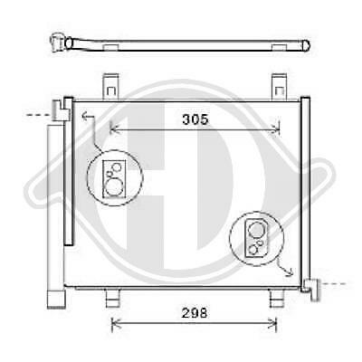 Condensatore clima UP 08/2011- CITIGO/ MII