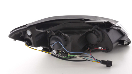 Coppia Fari Fanali Tuning Anteriori Cee'd CEED Dayline LED Luci Diurne Neri