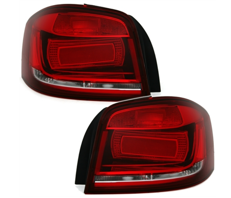Coppia Set Fari fanali posteriori tuning BERLINA A3 8P 2008 - 2012 rossi 3p