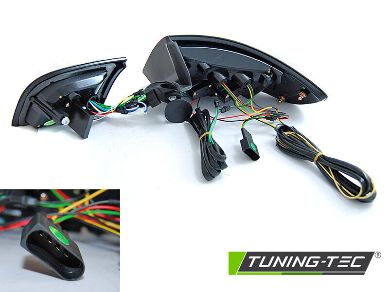 COPPIA SET FARI POSTERIORI TUNING LED  A3 8P 2004-2008 SPORTBACK fibra dinamica