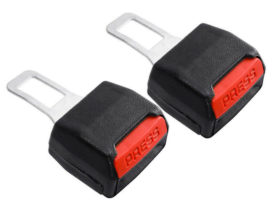 2 PZ Ganci Prolunga Per Cintura di Sicurezza Universale Beep Bip Stop Blocca