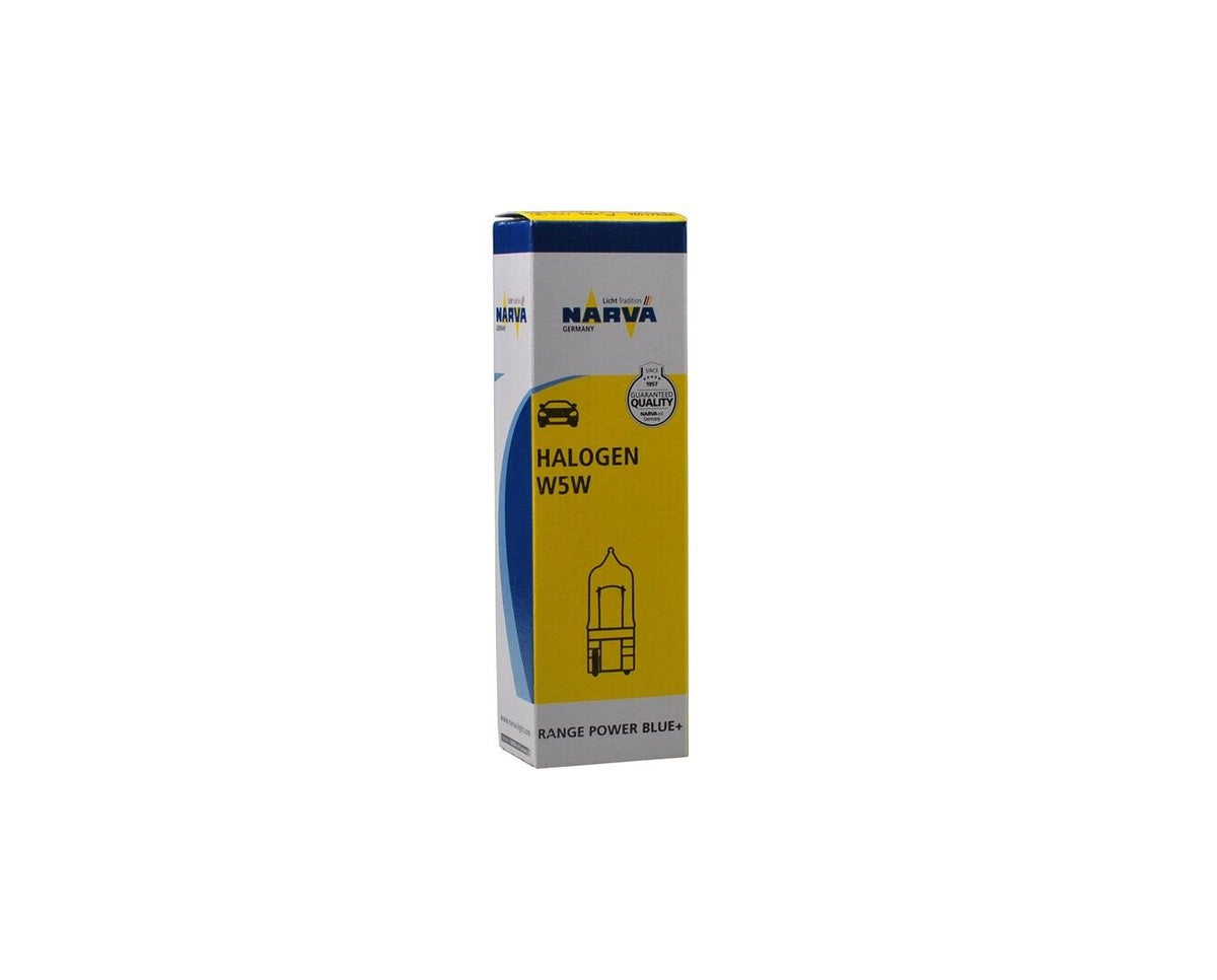 NARVA W5W HALOGEN RPB + W2,1X9,5d 5W 12V