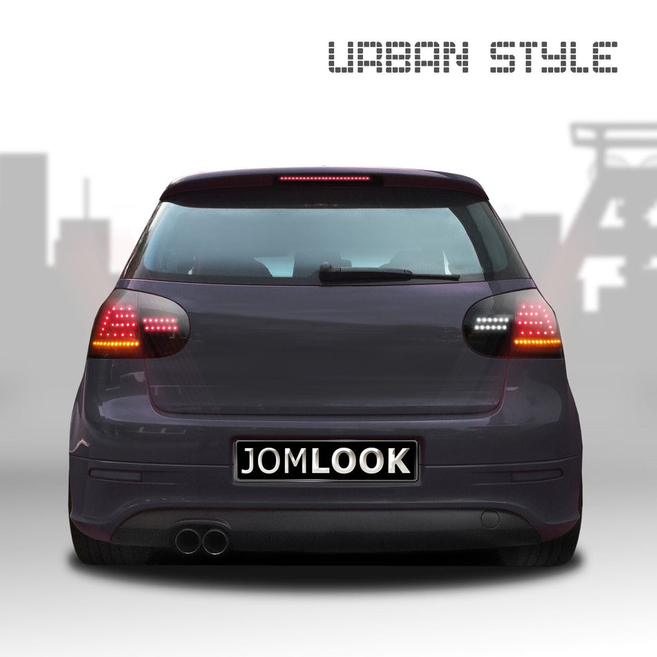 Coppia Set Kit Fari fanali tuning posteriori Golf V 5 2003 > 2008 FULL LED neri