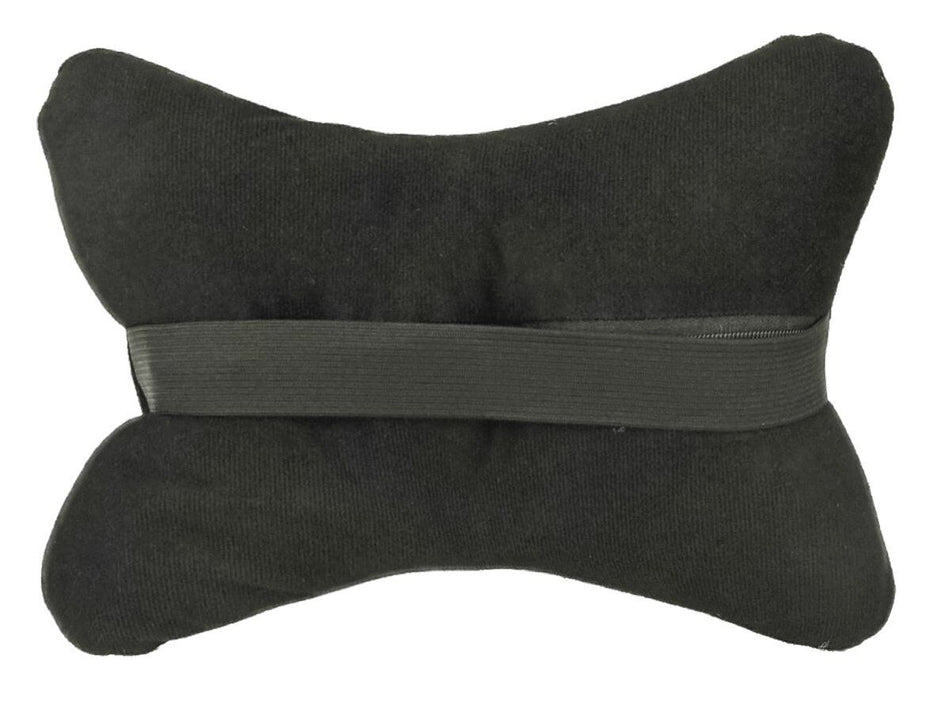 2 Pezzi Cuscini Poggiatesta Auto Ergonomici e Traspiranti Colore Nero