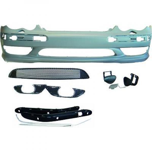 PARAURTI SPORTIVO ANTERIORE. W203, 00-04 PER PDC SRA