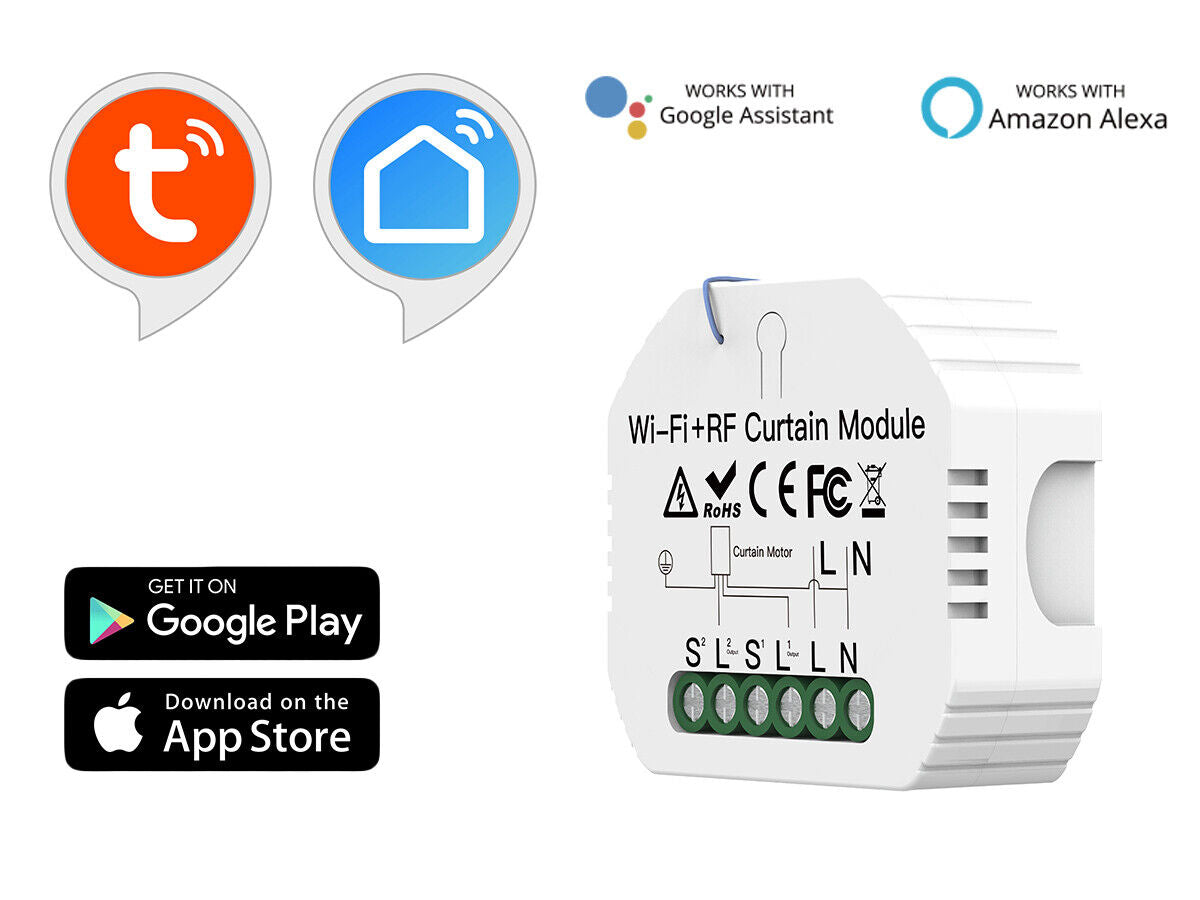 Modulo Switch Tapparelle Tende Persiane Interruttore WiFi + RF 220V 2A
