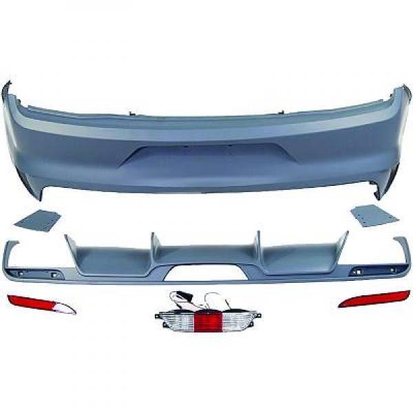 Paraurti posteriore Tuning MUSTANG da 2014- diffusore doppio destro e sinistro