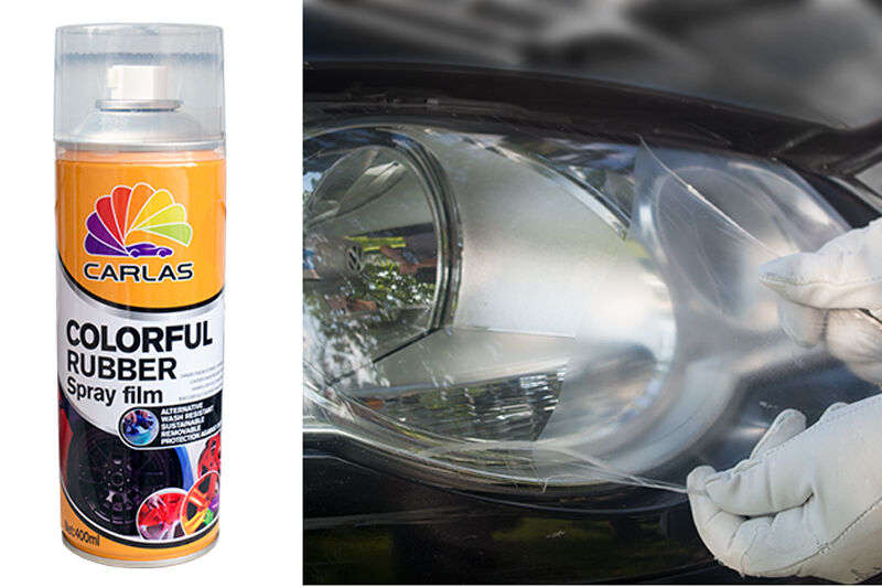 Pellicola SPRAY Adesiva Removibile (tipo plast dip) Vernice Wrap TRASPARENTE