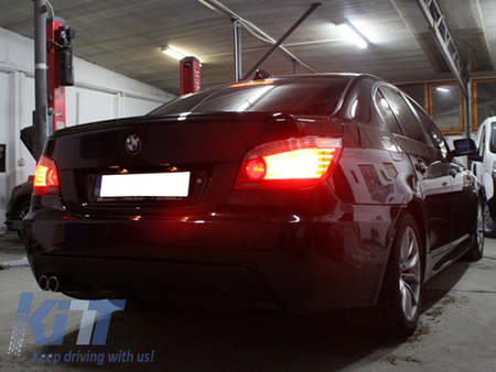Paraurti Posteriore E60 5'er (2003-2007) M-Technik design con PDC 24 millim