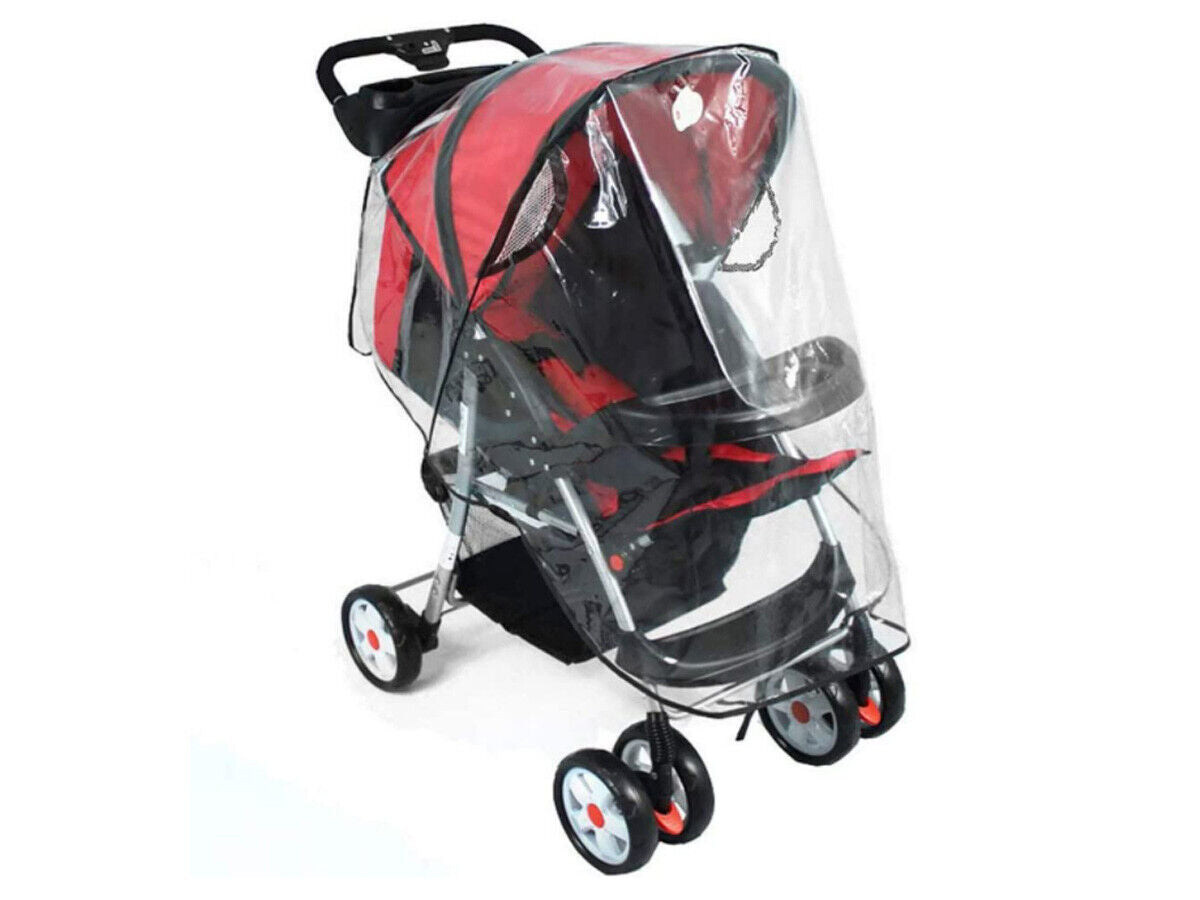 Parapioggia Paravento Universale Per Passeggino 140X150cm <ul> <li>Parapioggia