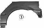 Passaruota arco parafango lamierato destro CIVIC 3 porte 95-01 3 porte