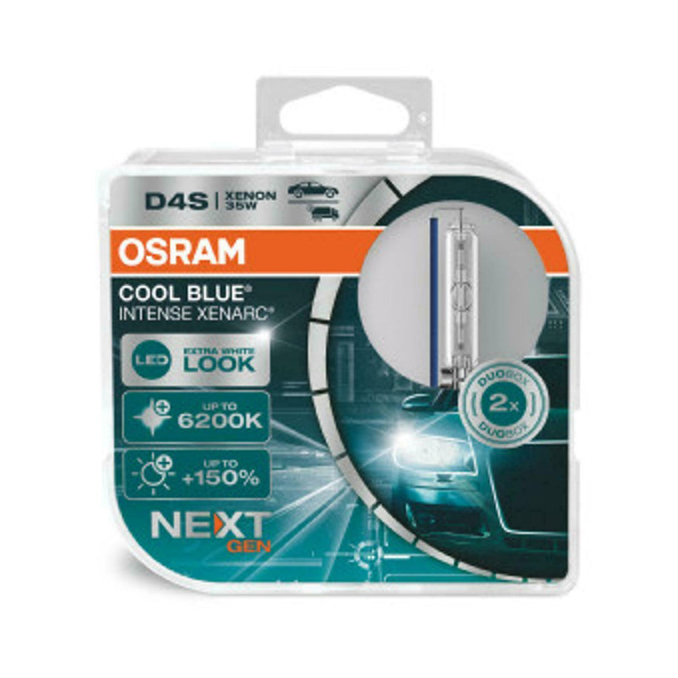 Coppia Lampada Lampadina FARI OSRAM XENARC COOL BLUE INTENSE D4S next generation