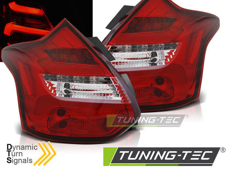 Coppia Faro Fanale Tuning Posteriori FOCUS 3 11- 10.14 HATCHBACK Rossi LED