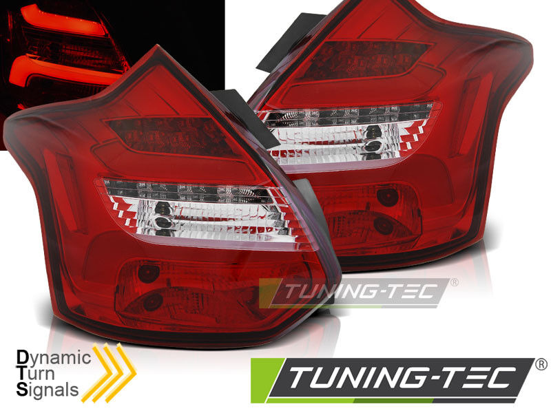 Coppia Faro Fanale Tuning Posteriori FOCUS 3 11- 10.14 HATCHBACK Rossi LED