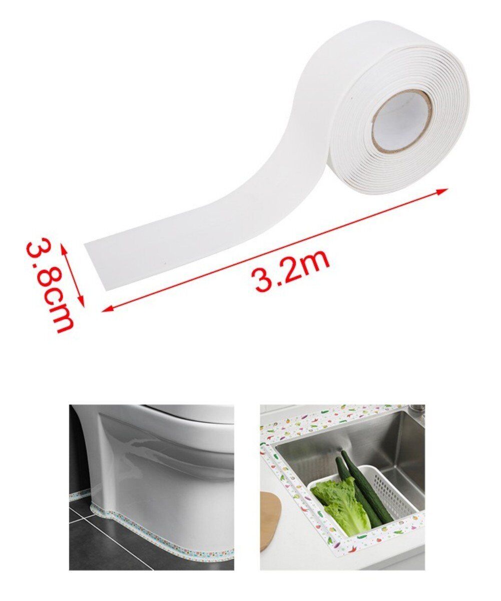 Nastro Adesivo Sigillante Antimuffa 38mm X 320cm Bianco <ul><li>Il nostro per