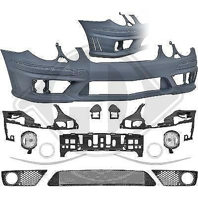 Paraurti sport anteriore TUNING Classe E W211 06-09 verniciabile lavafari NO PDC