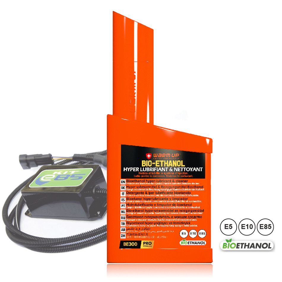 Detergente Additivo iniettori Iniettore Etanolo Bioetanolo 300ml - Warm Up