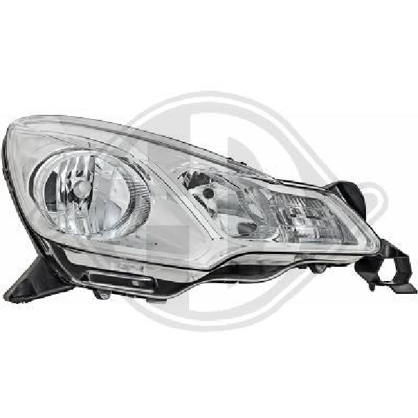 Faro anteriore dx C3 09-03.13 H7/H7/H1 motor reg el 6206Q5/6206S7/160693