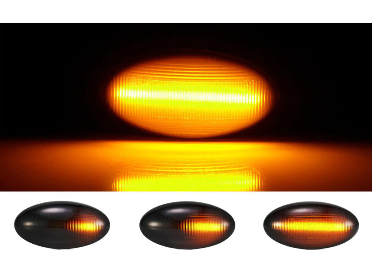 Kit Freccia Laterale a Led Side Marker Dinamica Lente Fume  1007 107 206 207 30