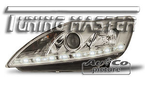 Focus II C307 DAL 2008 al 2011 Fari dayline cromat