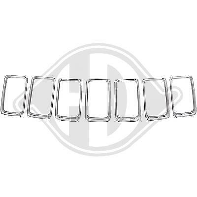Griglia profilo calandra GRAND CHEROKEE 07.2013 >2016 look cromato 7 listelli K6