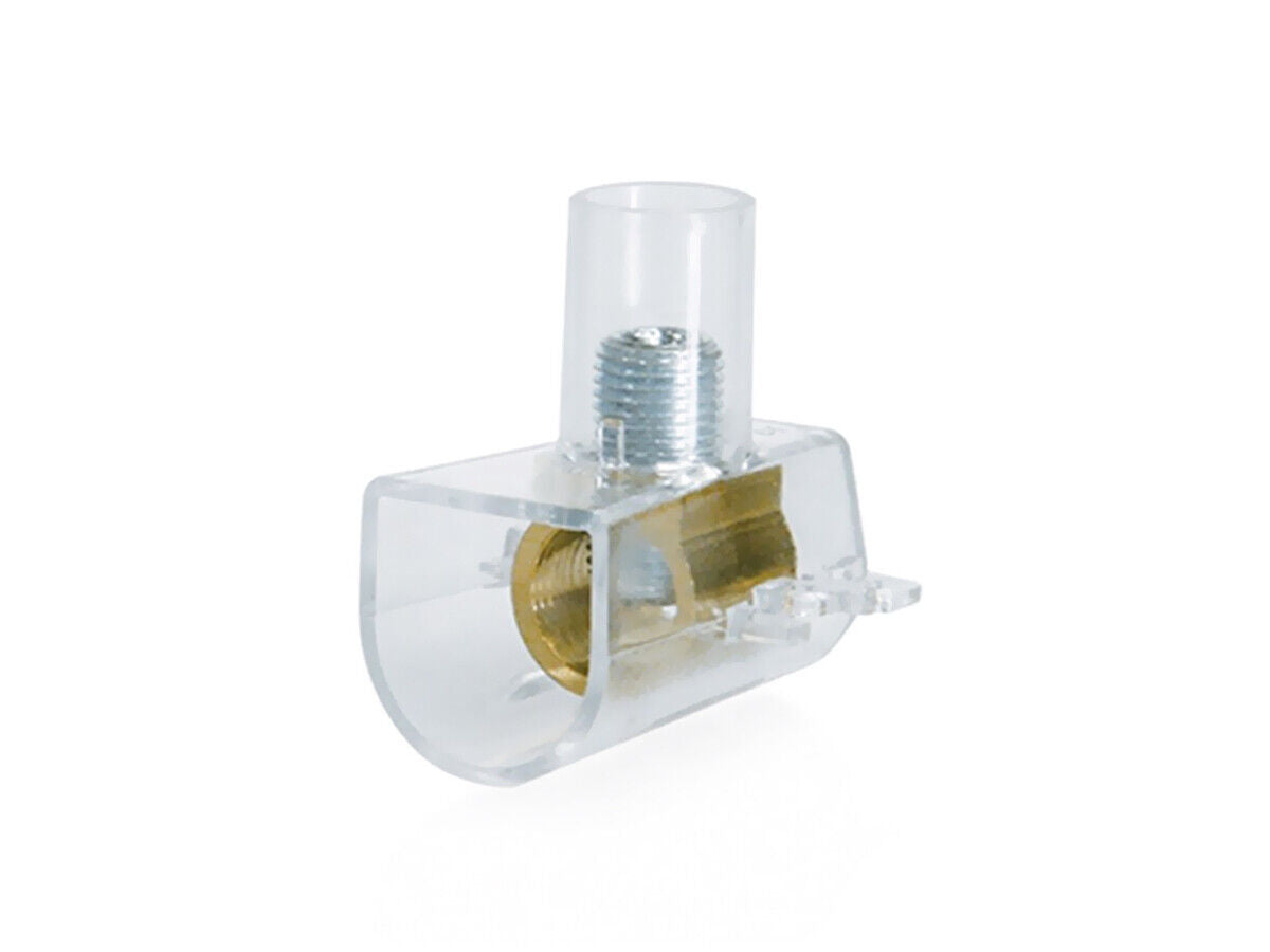 Morsettiera Volante 5X16mm Trasparente 500V 76A <ul><li>Morsetto Elettrico