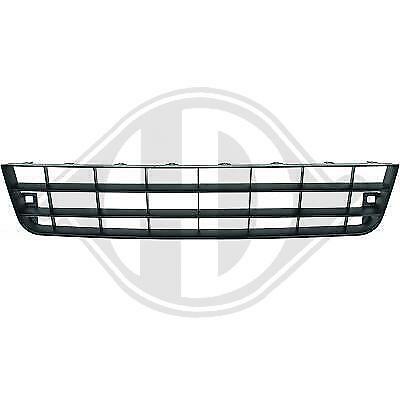 Griglia paraurti Frontale centrale GOLF V 5 2003 > 2008 per 110 > 147KW nera