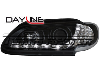 Megane 96->99 Fari Dayline Cromati Freccia LED