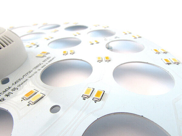 Piastra Led Plates 24W 220V 275mm Cambia Colore Con Interruttore Bianco Freddo