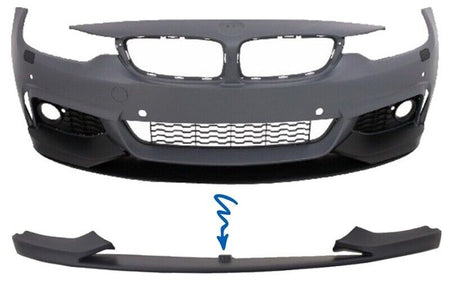 Paraurti anteriore Spoiler Lip adatto per Serie 4 F32 F33 F36 Coupe Cabrio