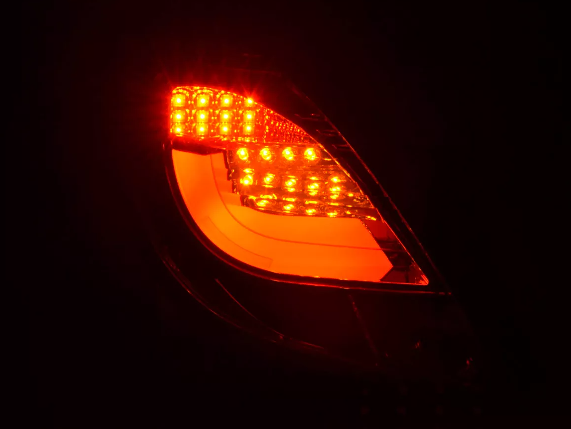 Coppia Set Fari Fanali Posteriori Tuning LED Corsa D 3 porte  06-10 fumé