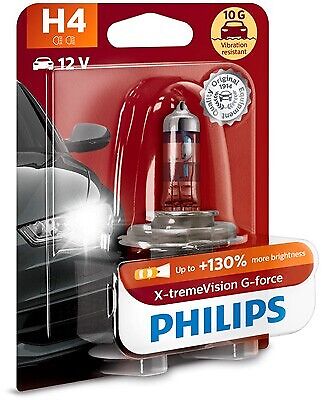 Phlips H4 X-tremeVision G-force 12V60/55W P43t-38 B1 &