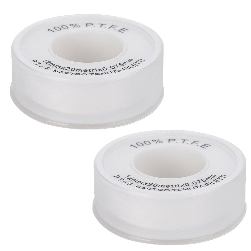 2 Pezzi Nastro Sigillante if PTFE per Riparazione Tubi Rubinetti Valvole