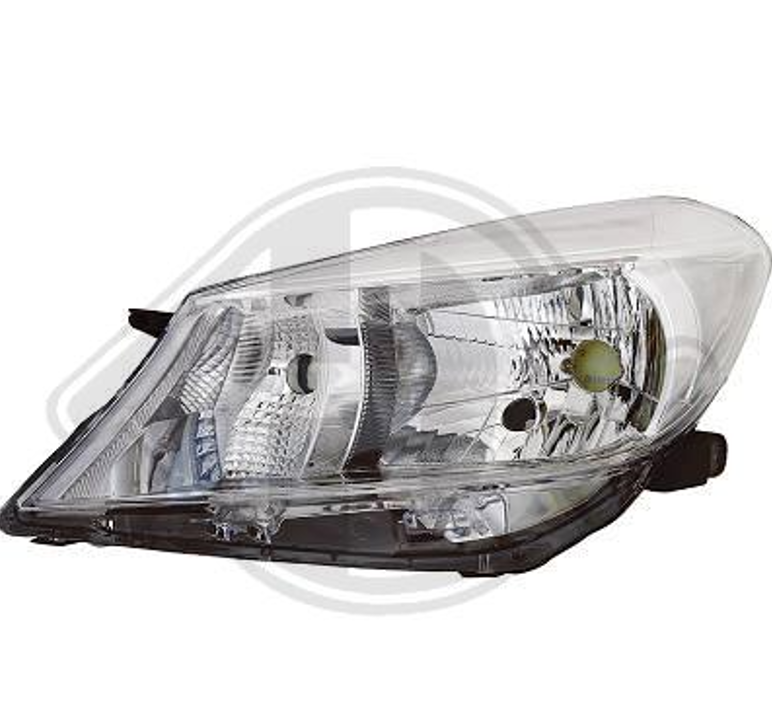Faro anteriore sx YARIS 11-06.14 cromato TYC H4 freccia bianca 811700D450