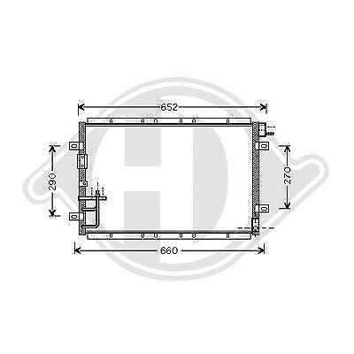 Condensatore clima SORENTO 08/2002 24/36 V6/25 CRDi 976063E000