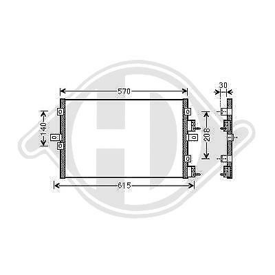 Condensatore clima PT CRUISER 06/2003- 24/GT