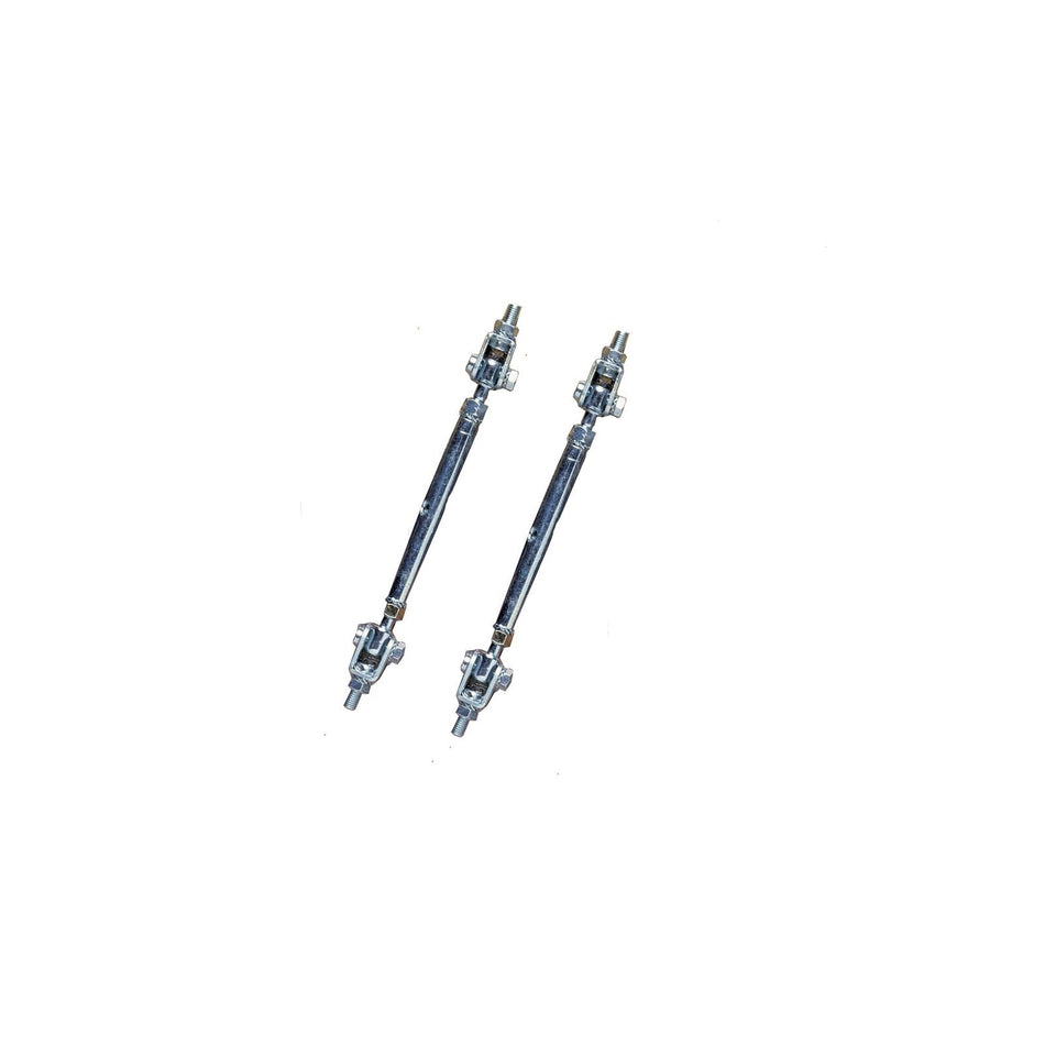 COPPIA TIRANTI FARI ACC. ZINC. FARO