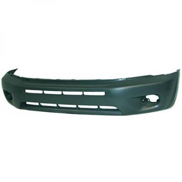 Paraurti anteriore RAV 4 10/03-02/06 nero senza fori per parafanghini