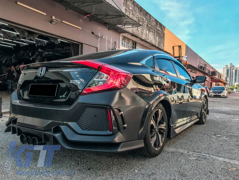 Body Set Estético Completo Civic MK10 (FC / FK) (2016-Up) Sedan Estilo Tipo R